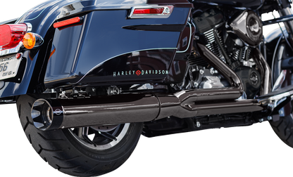 S&S Cycle 2-Into-1 Lava Chrome Sidewinder® Exhaust System - 49-State