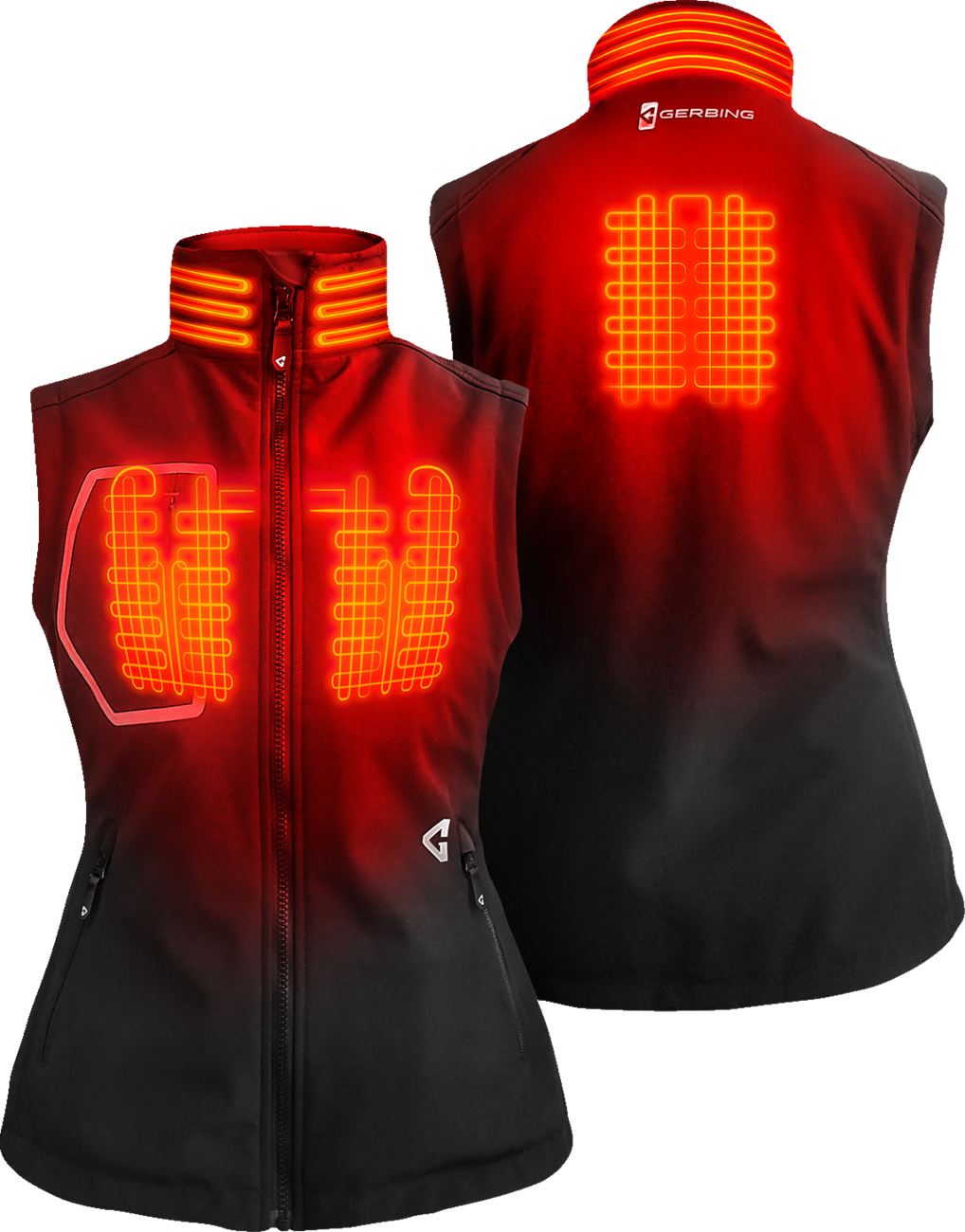 Gerbing Heated Clothing Women'S 7V Torrid Softshell Heated Vest 2.0 - Black |