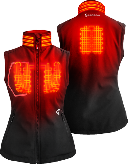 Gerbing Heated Clothing Women'S 7V Torrid Softshell Heated Vest 2.0 - Black |