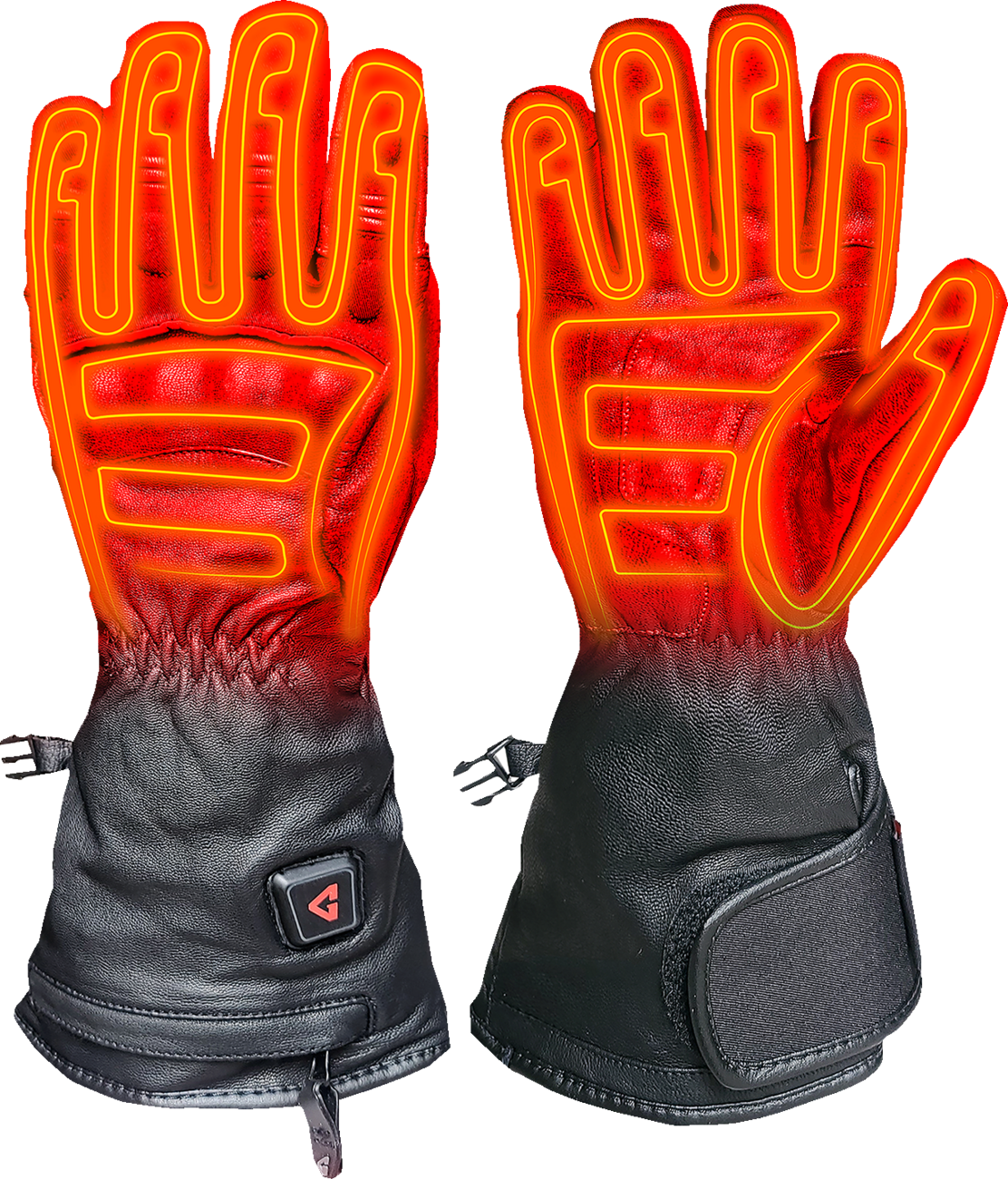 Gerbing Heated Clothing 7V Hard Knuckle Battery Heated Gloves - Black |