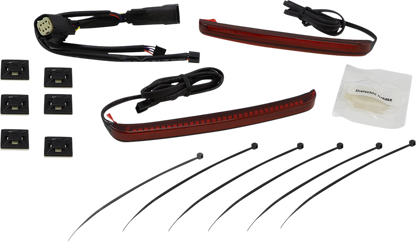 Ciro Bag Blades® Accent Lights Red Turn Signals |
