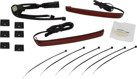 Ciro Bag Blades® Accent Lights Red Turn Signals |
