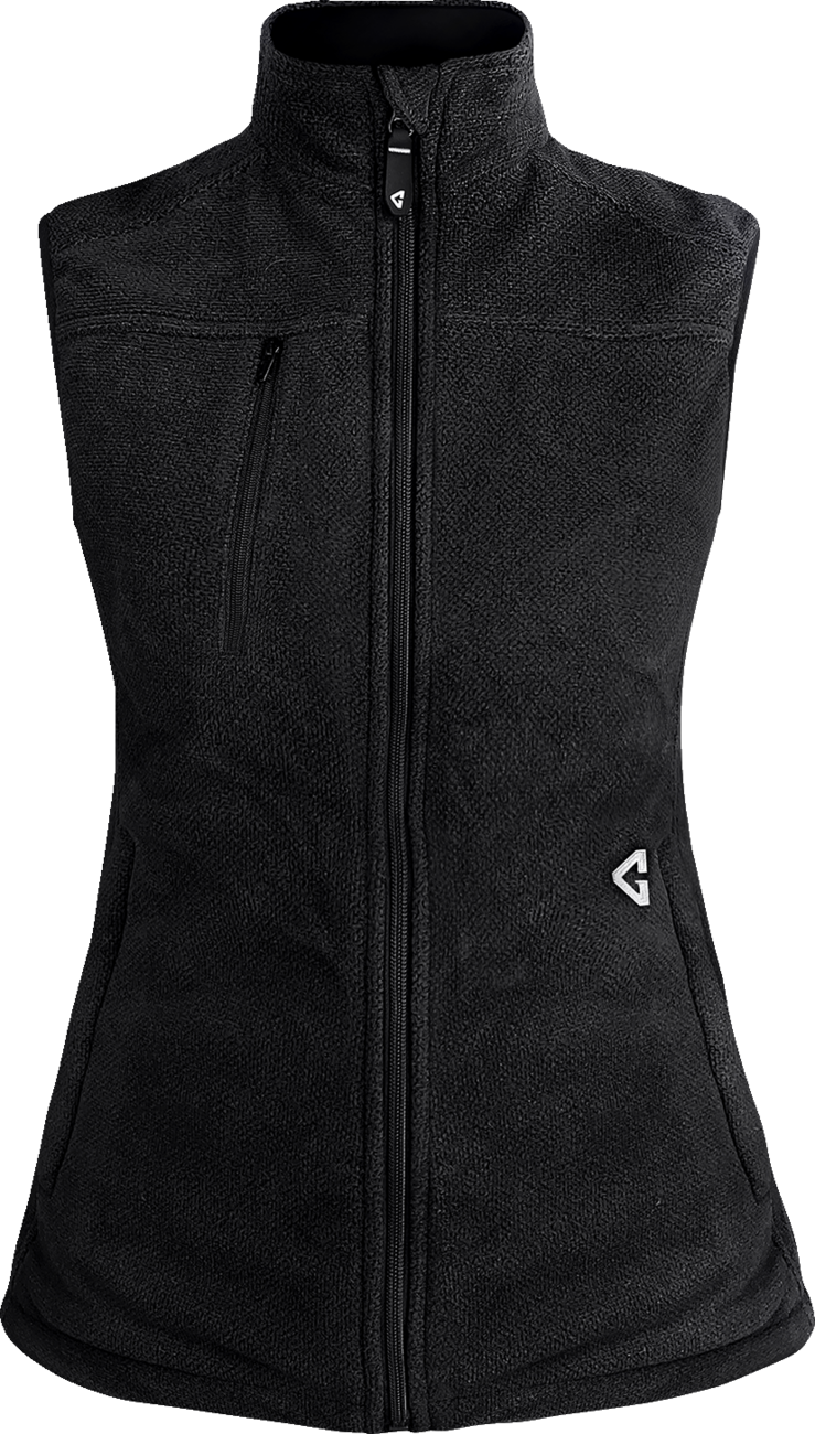 Gerbing Heated Clothing Women'S 7V Thermite Heated Fleece Vest 2.0 - Black |