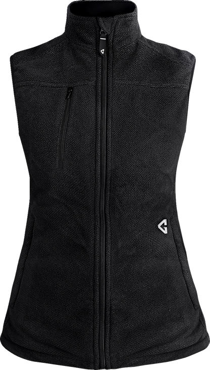 Gerbing Heated Clothing Women'S 7V Thermite Heated Fleece Vest 2.0 - Black |