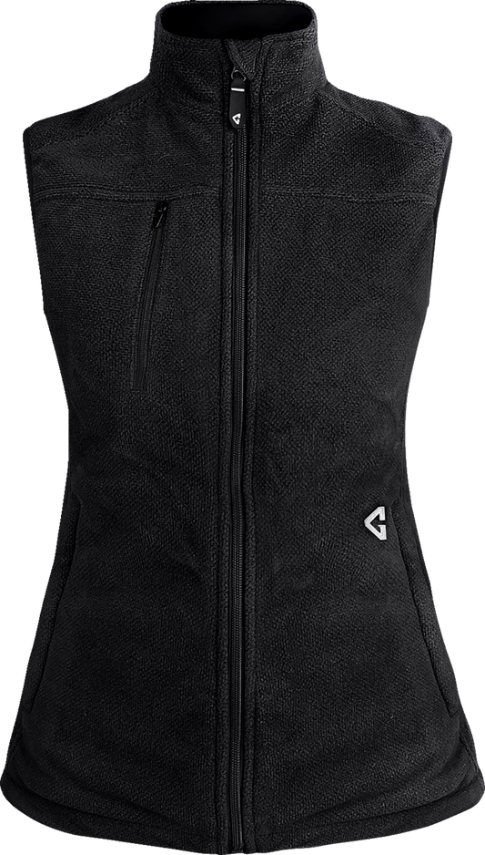 Gerbing Heated Clothing Women'S 7V Thermite Heated Fleece Vest 2.0 - Black |