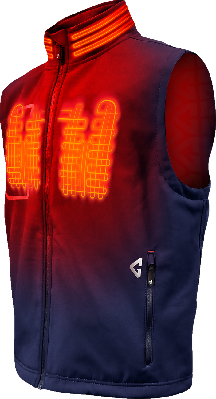 Gerbing Heated Clothing 7V Torrid Softshell Heated Vest 2.0 - Navy - Mens |