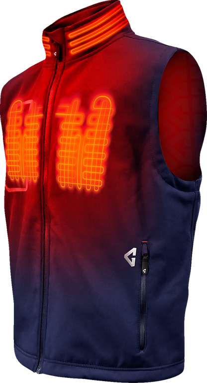 Gerbing Heated Clothing 7V Torrid Softshell Heated Vest 2.0 - Navy - Mens |