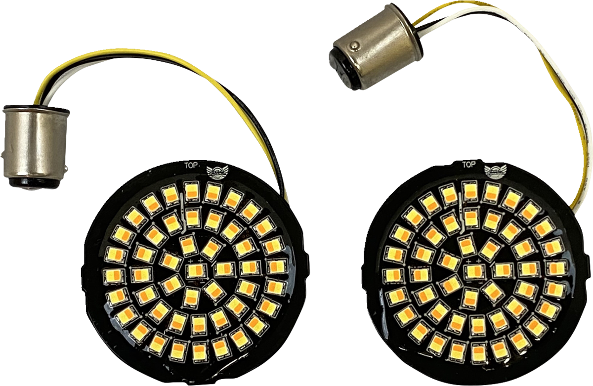 Custom Dynamics Genesis® 4 Amber/White Led Turn Signal Inserts |