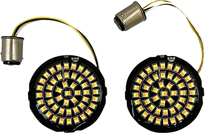 Custom Dynamics Genesis® 4 Amber/White Led Turn Signal Inserts |