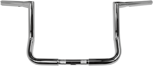 La Choppers 10" Twin Peaks Touring Handlebar - Chrome