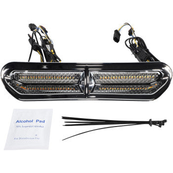 Custom Dynamics Genesis® 4 All-In-One Dynamic Led Batwing Fairing Vent Insert