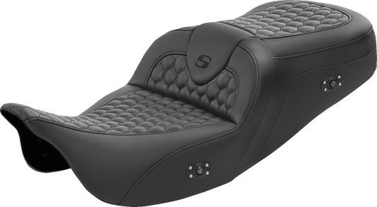 Saddlemen Roadsofa™ Seat - Honeycomb - Without Backrest - Heated - Fl '08-'23