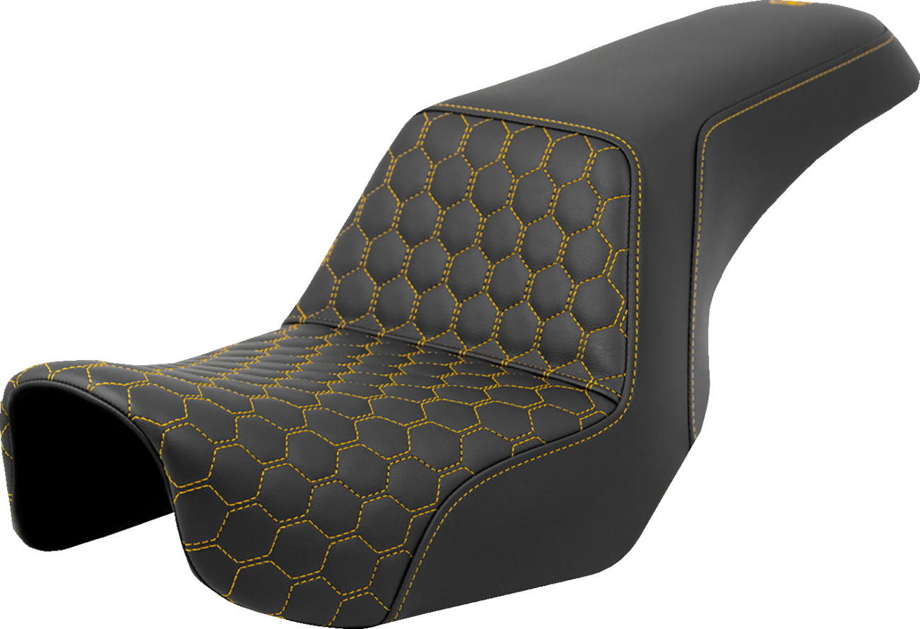 Saddlemen Step-Up Seat - Honeycomb - Dyna '06-'17