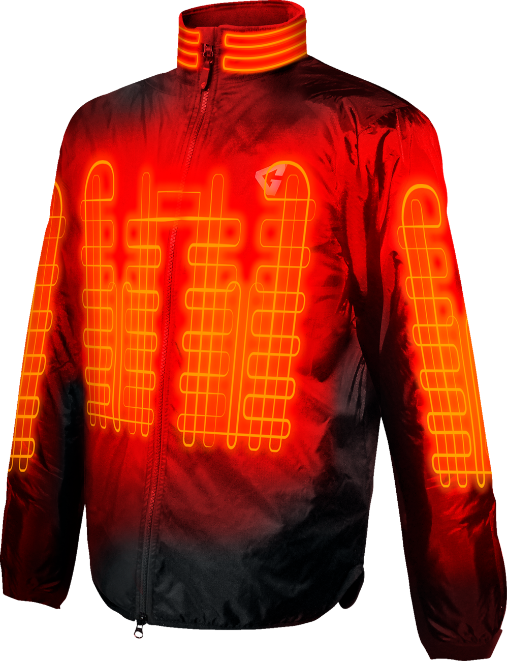 Gerbing Heated Clothing 12V Motorcycle Heated Jacket Liner - Black - Unisex |