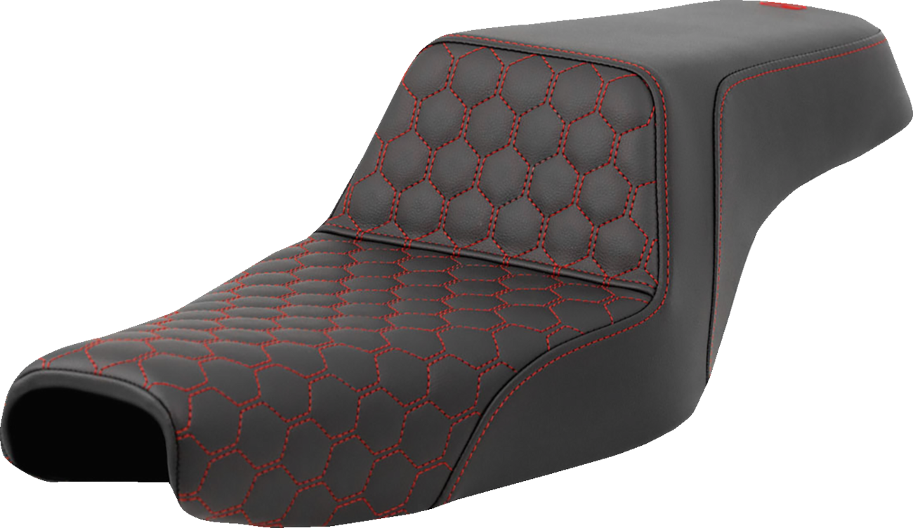 Saddlemen Step-Up Seat - Honeycomb - Sportster '04-'21