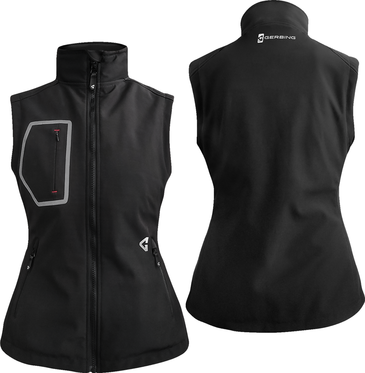 Gerbing Heated Clothing Women'S 7V Torrid Softshell Heated Vest 2.0 - Black |