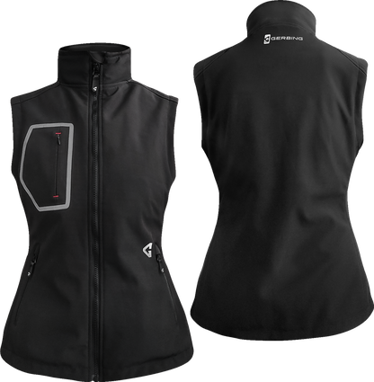 Gerbing Heated Clothing Women'S 7V Torrid Softshell Heated Vest 2.0 - Black |