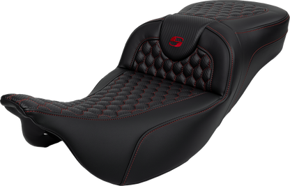 Saddlemen Roadsofa™ Seat - Honeycomb - Extended Reach - Without Backrest - Flh/Flt '08-'23