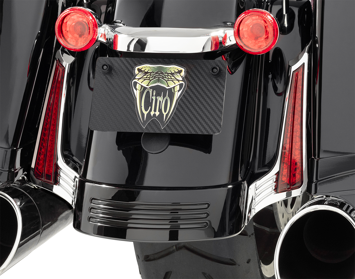 Ciro Filler Panel Light - Red Lens - Red Leds - Chrome |