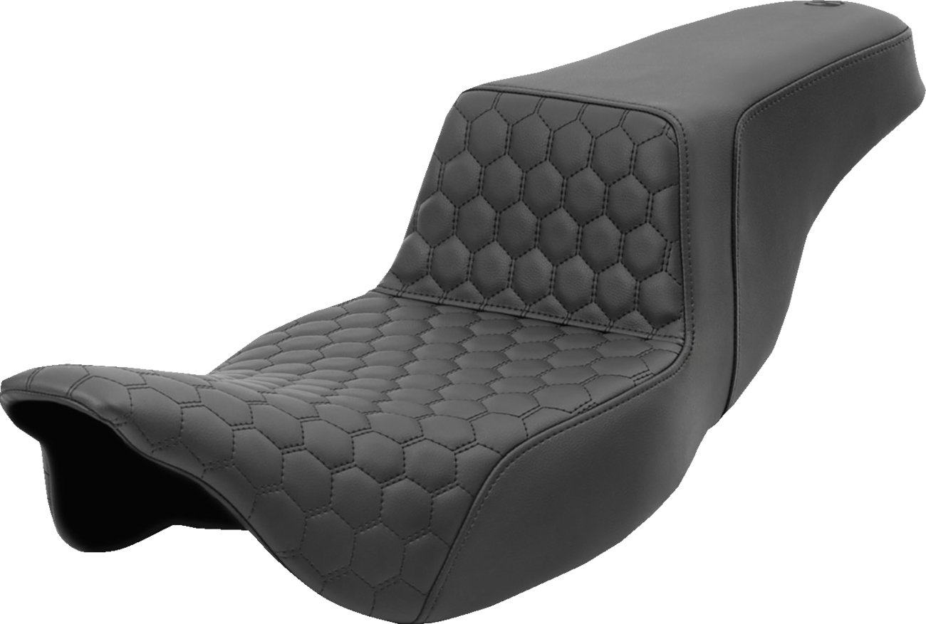 Saddlemen Step-Up Seat - Honeycomb - Extended Reach - Fl '08-'23