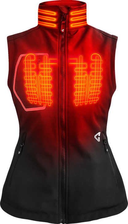 Gerbing Heated Clothing Women'S 7V Torrid Softshell Heated Vest 2.0 - Black |