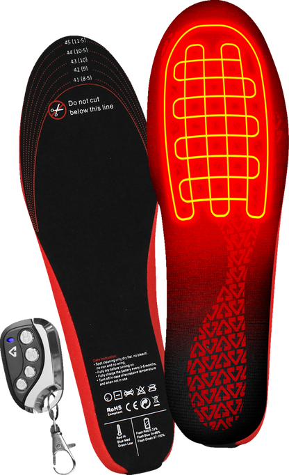 Gerbing Heated Clothing 3V Rechargeable Heated Insoles With Remote |