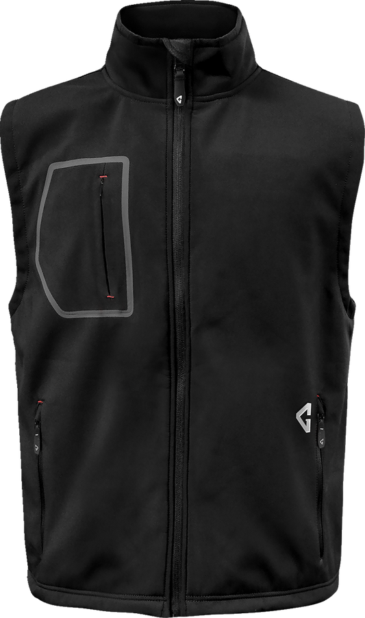 Gerbing Heated Clothing 7V Torrid Softshell Heated Vest 2.0 - Black -Mens |
