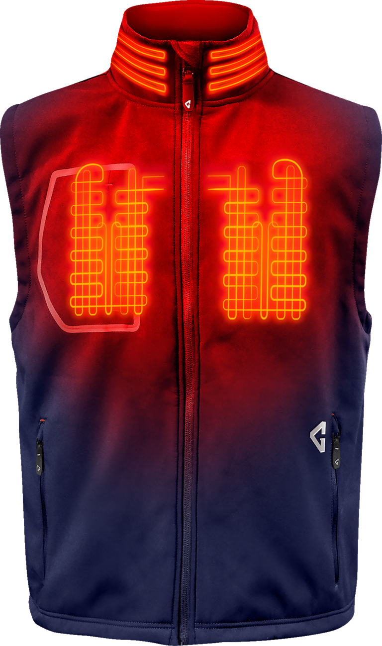 Gerbing Heated Clothing 7V Torrid Softshell Heated Vest 2.0 - Navy - Mens |