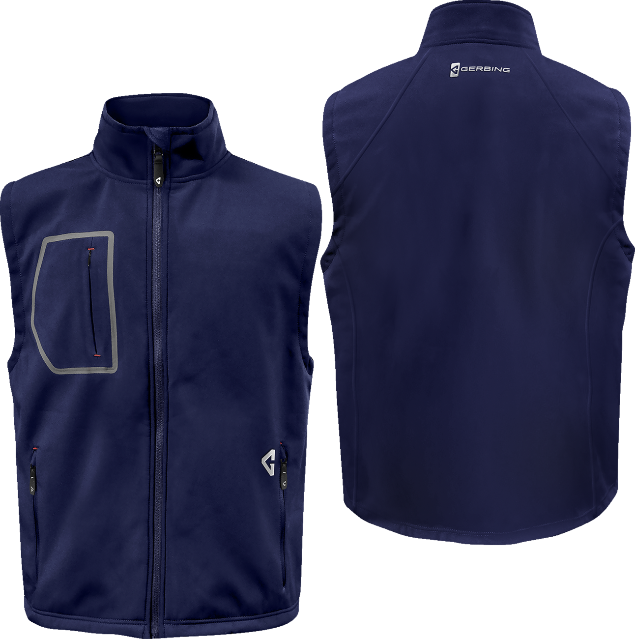 Gerbing Heated Clothing 7V Torrid Softshell Heated Vest 2.0 - Navy - Mens |