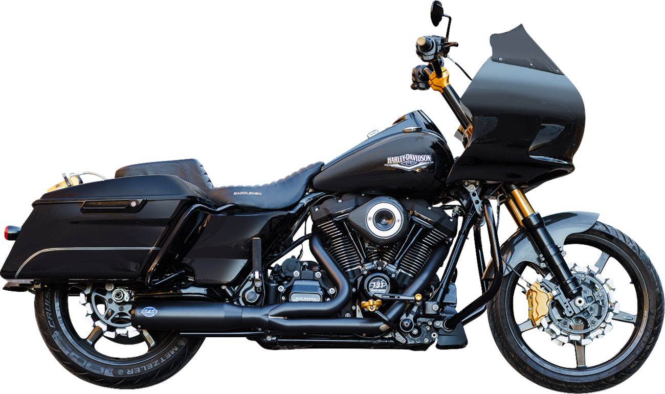 S&S Cycle 2-Into-1 Qualifier Exhaust System - 50-State - Black