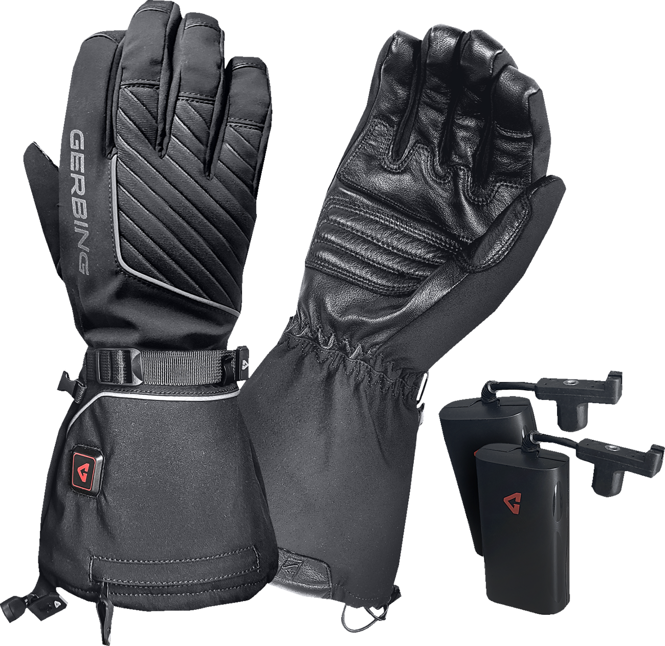 Gerbing Heated Clothing 7V Atlas Ultra-Flex Battery Heated Gloves - Black |