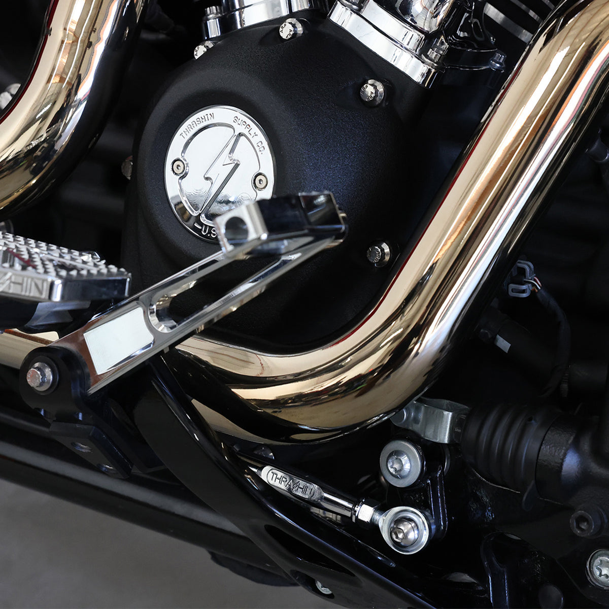 Thrashin Supply M8 Softail Adjustable Brake Linkage - Chrome