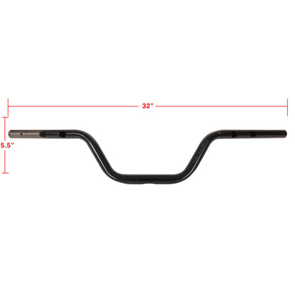 Thrashin Supply 2024-2025 Flh High Bend Bars - Black