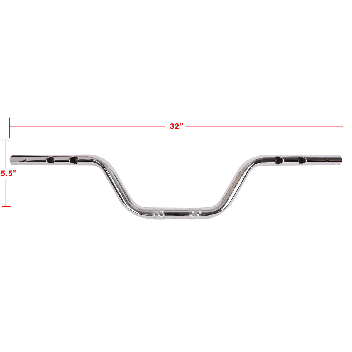 Thrashin Supply 2024-2025 Flh High Bend Bars - Chrome