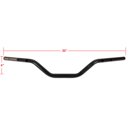 Thrashin Supply 2024-2025 Flh Mid Bend Bars - Black