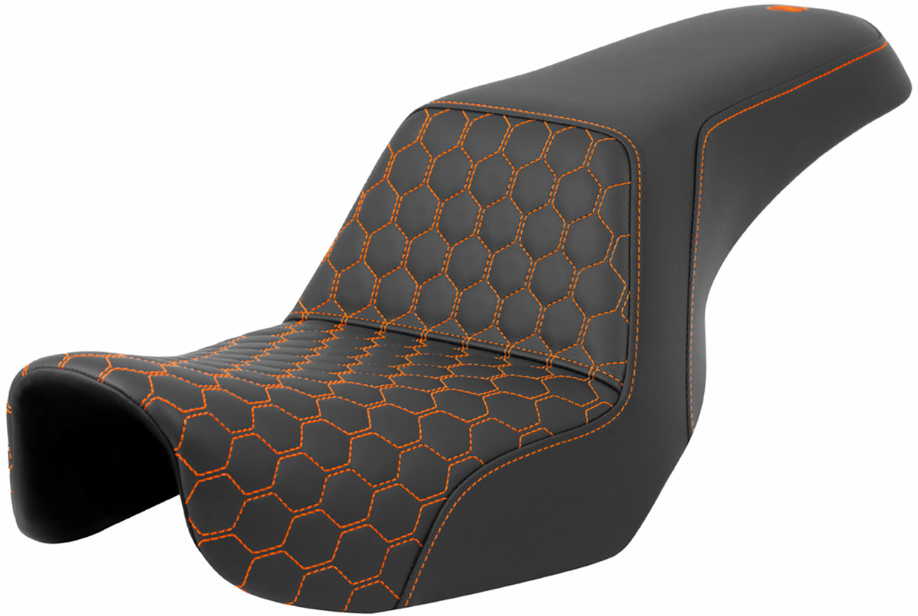 Saddlemen Step-Up Seat - Honeycomb - Dyna '06-'17