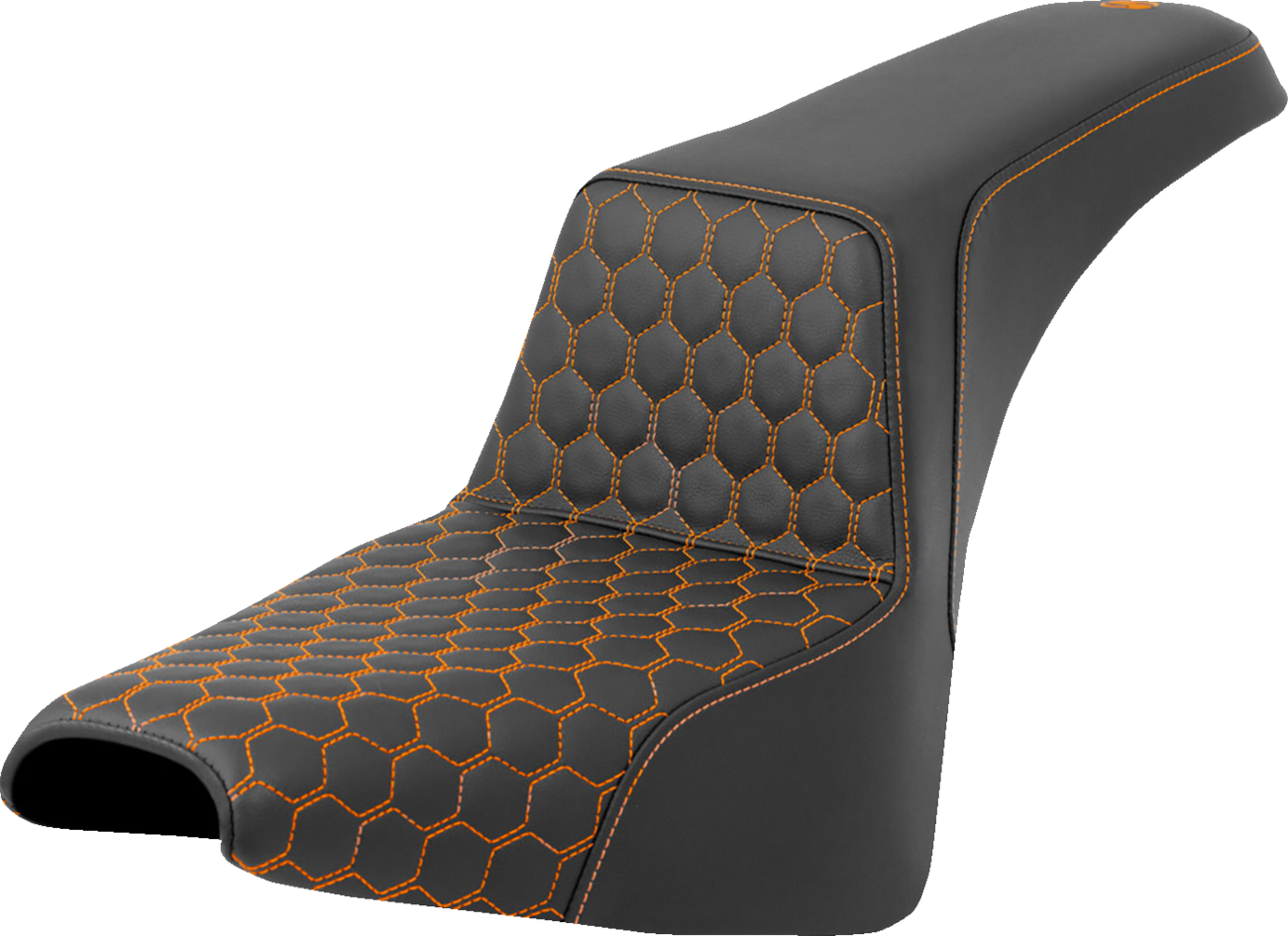 Saddlemen Step-Up Seat - Honeycomb - Fxbb/Fxst '18-'23