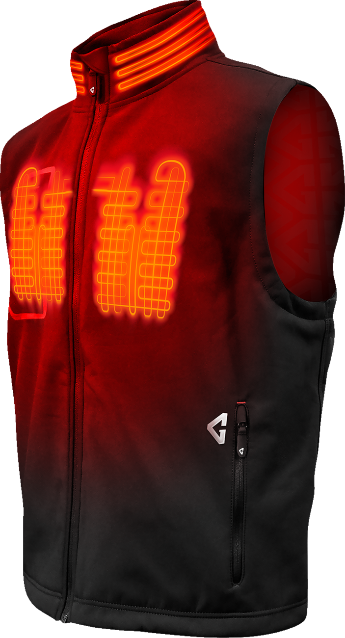 Gerbing Heated Clothing 7V Torrid Softshell Heated Vest 2.0 - Black -Mens |