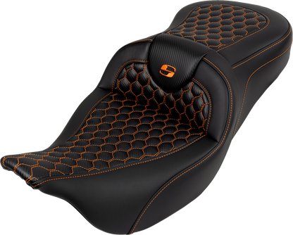 Saddlemen Roadsofa™ Seat - Honeycomb - Without Backrest - Flh/Flt '08-'23