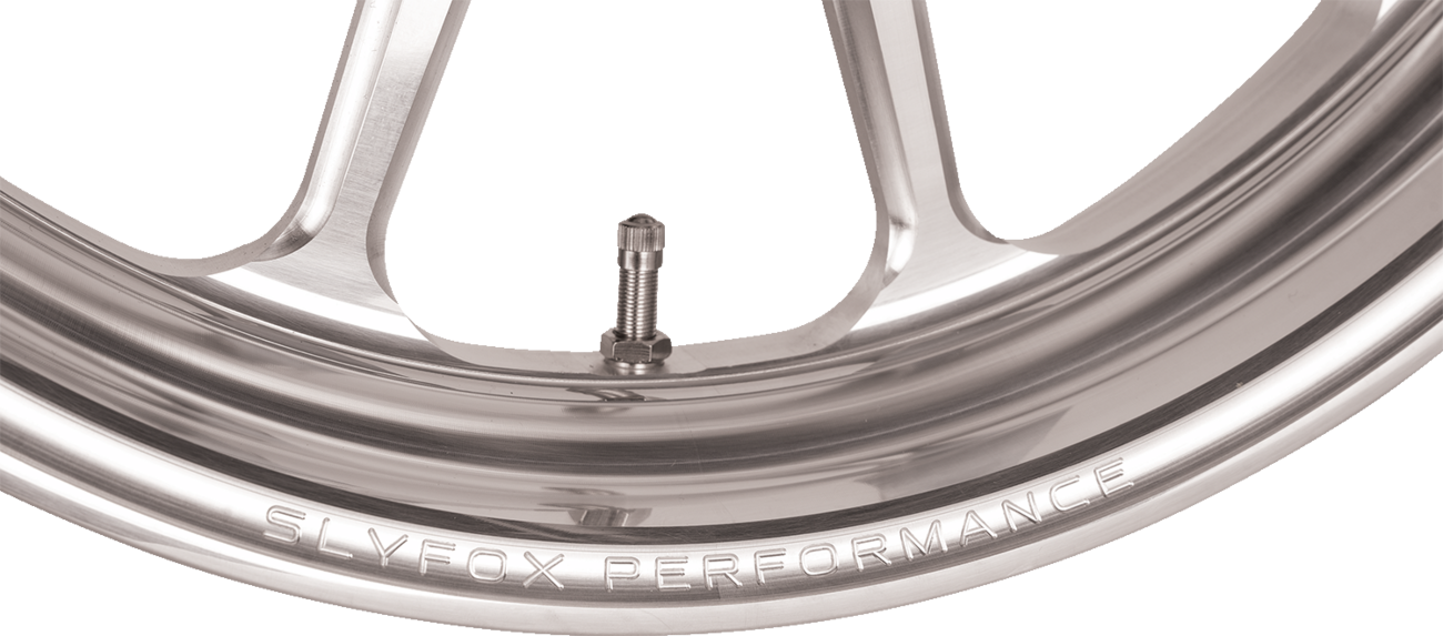 Slyfox Track Pro - Rear - Single Disc/With Abs - Machined - 17X6