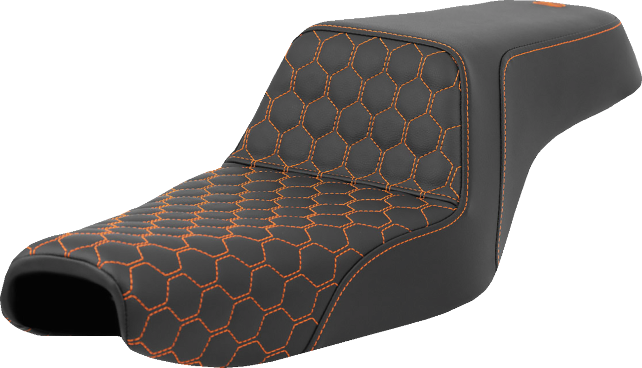 Saddlemen Step-Up Seat - Honeycomb - Sportster '04-'21