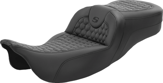 Saddlemen Roadsofa™ Seat - Honeycomb - Extended Reach - Fl '08-'23