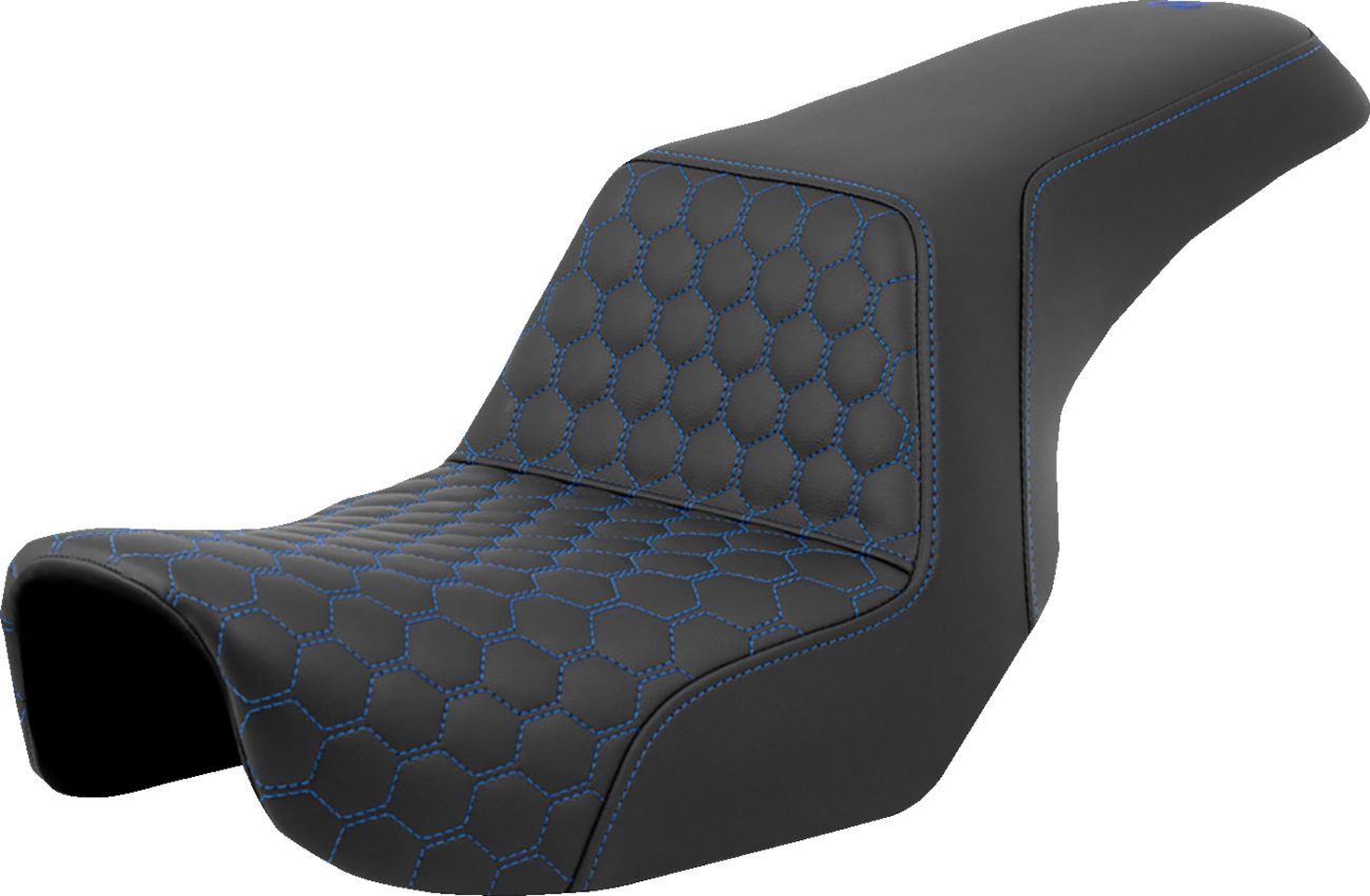 Saddlemen Step-Up Seat - Honeycomb - Dyna '06-'17