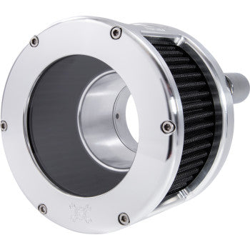 Feuling Parts Air Cleaner - Ba Race Series - Clear Cover - Black Filter