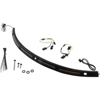 Custom Dynamics Genesis® 4 Dynamic Led Batwing Windshield Trim - Sequential Flash