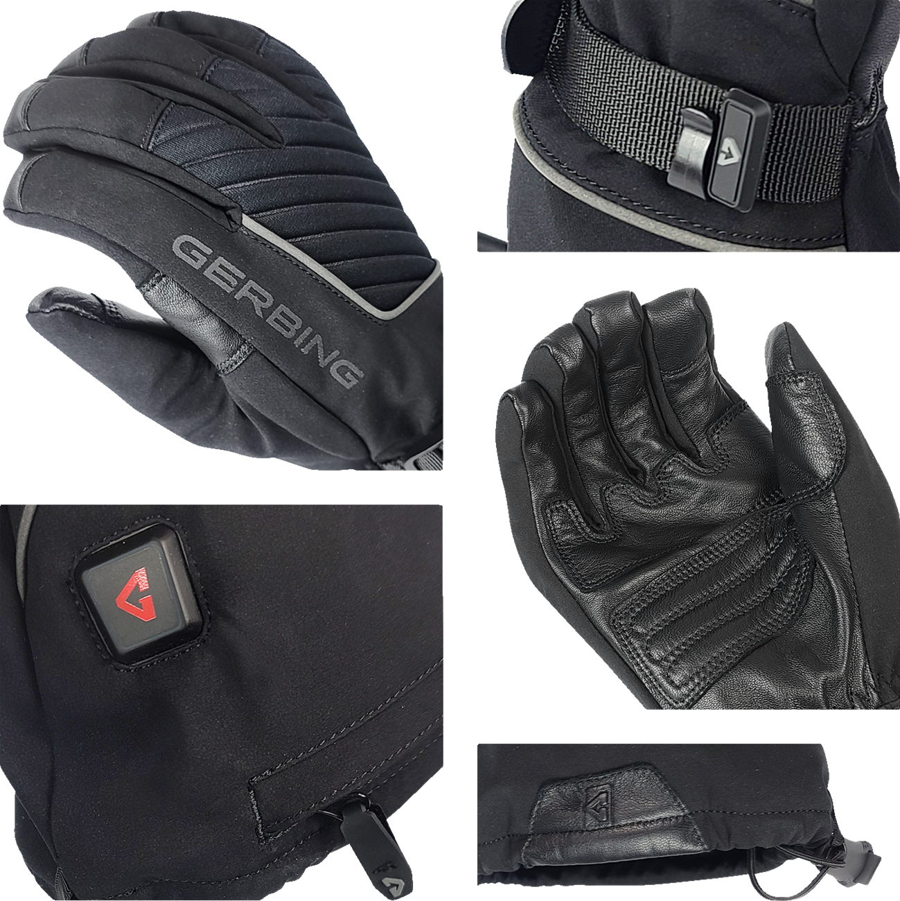Gerbing Heated Clothing 7V Atlas Ultra-Flex Battery Heated Gloves - Black |