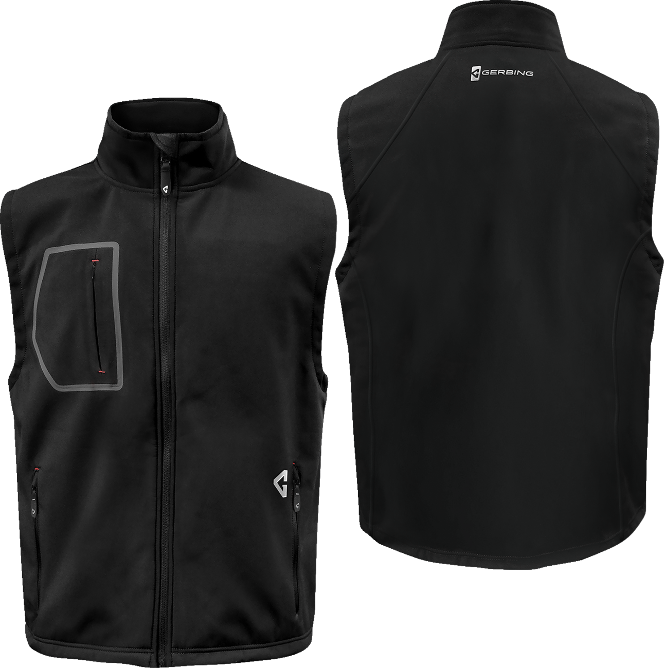 Gerbing Heated Clothing 7V Torrid Softshell Heated Vest 2.0 - Black -Mens |