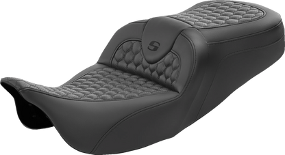 Saddlemen Roadsofa™ Seat - Honeycomb - Extended Reach - Without Backrest - Flh/Flt '08-'23