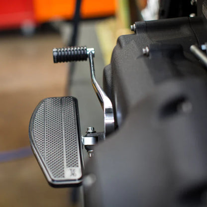 Thrashin Supply Mini Floorboards - Silver - Dyna, Sportster, Fxr, Softail...