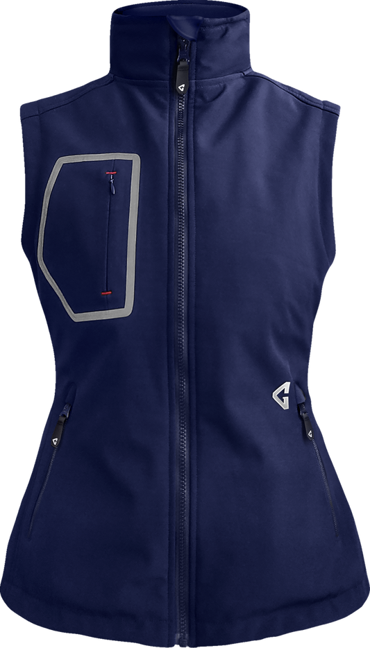 Gerbing Heated Clothing Women'S 7V Torrid Softshell Heated Vest 2.0 - Navy |